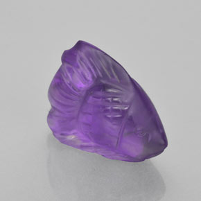 9,17 ctw natürlicher Purpur Amethyst, Ausgefallene Form, Transparent