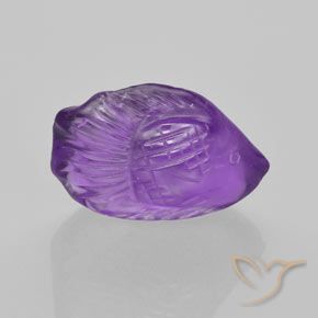7.22ct Natürlicher Mittelviolett Amethyst, Fantasie, Transparent