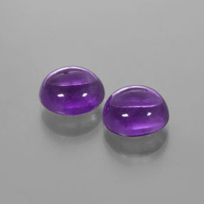  ct natürliche Lila Amethyst-Edelsteine, Rund Schliff, Transparent