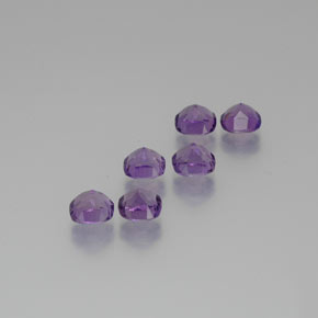  ct natürliche Violet Amethyst-Edelsteine, Kissenschliff, VS