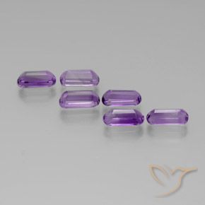 6.45 ct natürliche Mittelviolett Amethyst-Edelsteine, Fantasie, VS