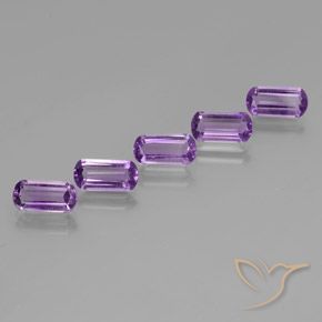 5.05 ct natürliche Tiefviolettes Violett Amethyst-Edelsteine, Fantasie, VS