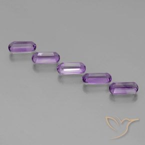 5.05 ct natürliche Tiefviolettes Violett Amethyst-Edelsteine, Fantasie, VS