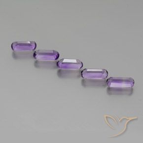 5.09 ct natürliche Mitteldunkles Violettviolett Amethyst-Edelsteine, Fantasie, VS