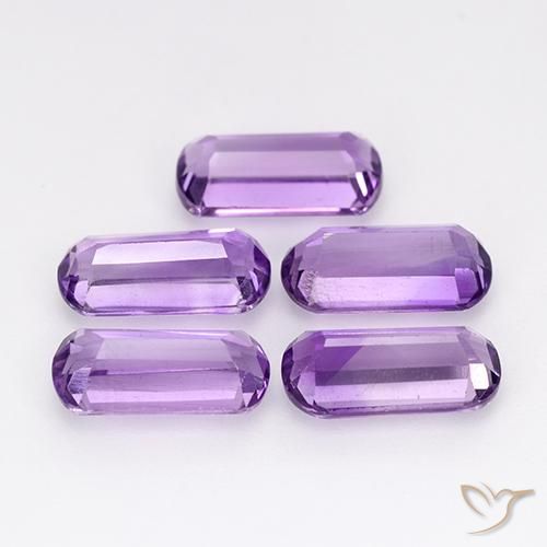 4.92 ct natürliche Tiefviolettes Violett Amethyst-Edelsteine, Fantasie, VS