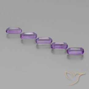 4.97 ct natürliche Tiefviolettes Violett Amethyst-Edelsteine, Fantasie, VS