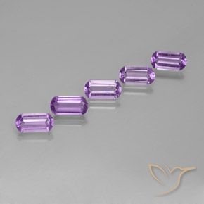 4.70 ct natürliche Lilaisch-violett Amethyst-Edelsteine, Fantasie, VS