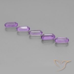 4.70 ct natürliche Lilaisch-violett Amethyst-Edelsteine, Fantasie, VS