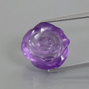 9,17 ctw natürlicher Violet Amethyst, Transparent, Transparent / Lichtdurchlässig