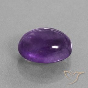 9,17 ctw natürlicher tiefviolett Amethyst, Oval, Transparent / Lichtdurchlässig