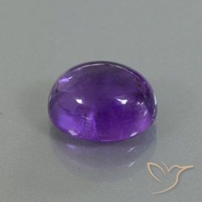 9,17 ctw natürlicher Mittelviolett Amethyst, Oval, Transparent / Lichtdurchlässig