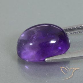 9,17 ctw natürlicher Mittelviolett Amethyst, Oval, Transparent / Lichtdurchlässig