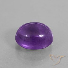 9,17 ctw natürlicher Intensives Violett Amethyst, Oval, Transparent / Lichtdurchlässig