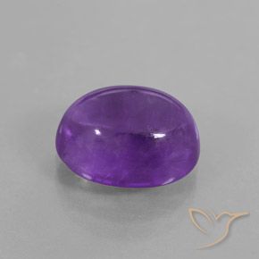 9,17 ctw natürlicher Mittel-Dunkelviolett Amethyst, Oval, Transparent / Lichtdurchlässig