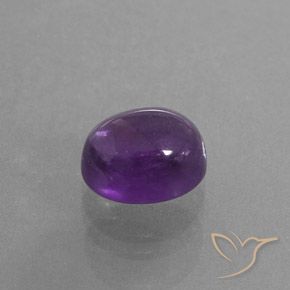 9,17 ctw natürlicher Intensives Violett Amethyst, Oval, Transparent / Lichtdurchlässig