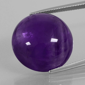 9,17 ctw natürlicher Violet Amethyst, Rund Schliff, Transparent