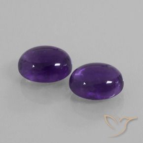 6.90 ct natürliche Mittelviolett Amethyst-Edelsteine, Oval, Transparent