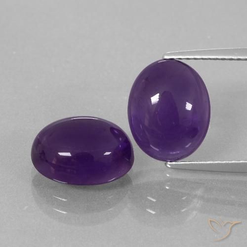 7.80ctw Natürlicher Mittel-helles Violett Amethyst, Oval, Transparent