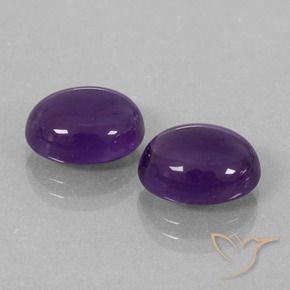 7.80 ct natürliche Mittel-helles Violett Amethyst-Edelsteine, Oval, Transparent