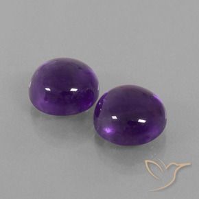 11.04 ct natürliche Mittelviolett Amethyst-Edelsteine, Runden, Transparent