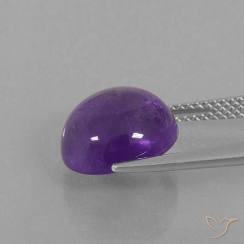 9,17 ctw natürlicher Mittel-helles Violett Amethyst, Runden, Transparent
