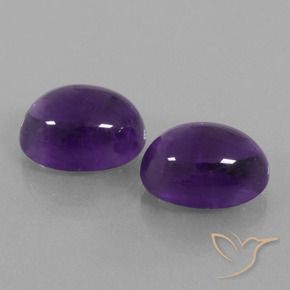 15.79 ct natürliche Mittel-helles Violett Amethyst-Edelsteine, Oval, Transparent