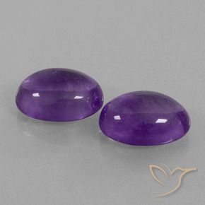 12.72 ct natürliche Mittel-helles Violett Amethyst-Edelsteine, Oval, Transparent