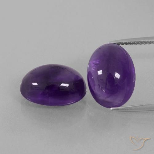 13.46ctw Natürlicher Mittel-helles Violett Amethyst, Oval, Transparent