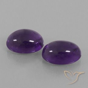 13.47 ct natürliche Mittel-helles Violett Amethyst-Edelsteine, Oval, Transparent