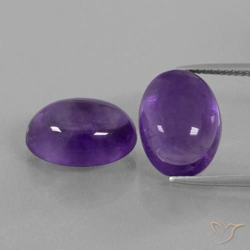 13.80ctw Natürlicher Mittelviolett Amethyst, Oval, Transparent