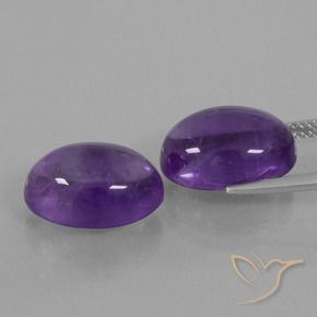 13.80 ct natürliche Mittelviolett Amethyst-Edelsteine, Oval, Transparent