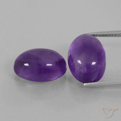 13.75ctw Natürlicher Mittel-helles Violett Amethyst, Oval, Transparent