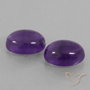 14.02 ct natürliche Mittel-helles Violett Amethyst-Edelsteine, Oval, Transparent