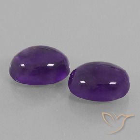 13.76 ct natürliche Mittelviolett Amethyst-Edelsteine, Oval, Transparent