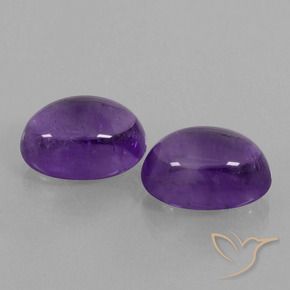 14.20 ct natürliche Mittel-helles Violett Amethyst-Edelsteine, Oval, Transparent