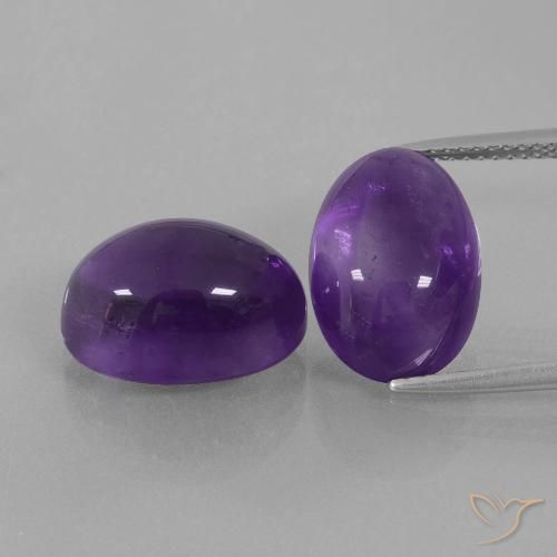 15.15ctw Natürlicher Mittelviolett Amethyst, Oval, Transparent