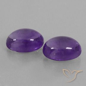14.52 ct natürliche Mittelviolett Amethyst-Edelsteine, Oval, Transparent