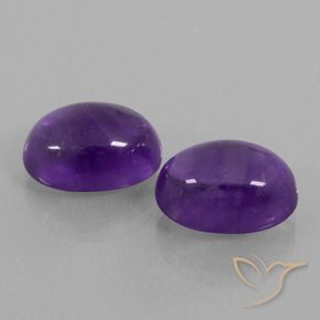 14.04 ct natürliche Mittelviolett Amethyst-Edelsteine, Oval, Transparent