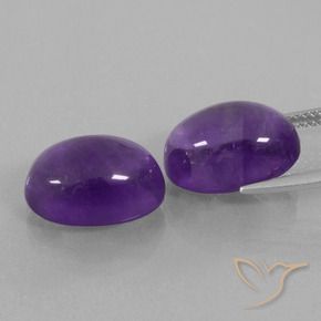 14.04 ct natürliche Mittelviolett Amethyst-Edelsteine, Oval, Transparent