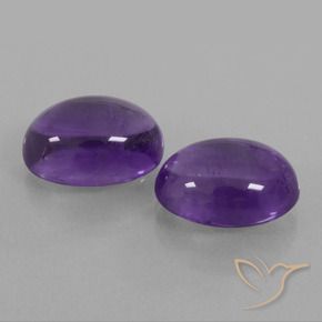 13.76 ct natürliche Mittelviolett Amethyst-Edelsteine, Oval, Transparent