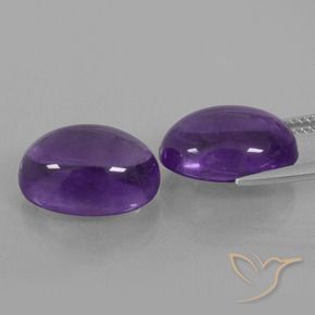 13.76 ct natürliche Mittelviolett Amethyst-Edelsteine, Oval, Transparent