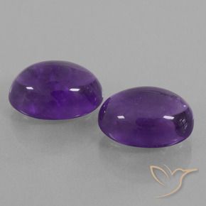 13.63 ct natürliche Mittelviolett Amethyst-Edelsteine, Oval, Transparent