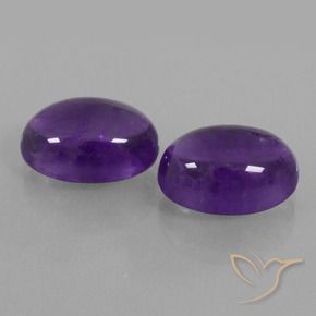 13.97 ct natürliche Mittelviolett Amethyst-Edelsteine, Oval, Transparent