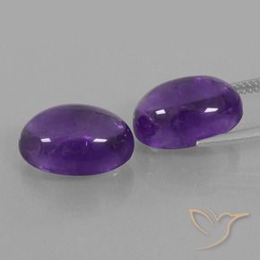 13.97 ct natürliche Mittelviolett Amethyst-Edelsteine, Oval, Transparent