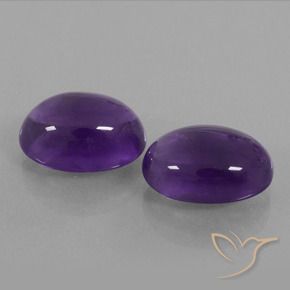 12.94 ct natürliche Mittelviolett Amethyst-Edelsteine, Oval, Transparent