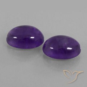 12.99 ct natürliche Mittelviolett Amethyst-Edelsteine, Oval, Transparent