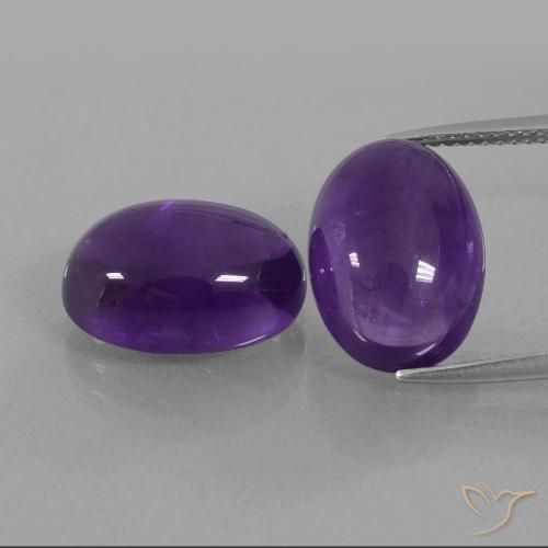 13.81ctw Natürlicher Mittelviolett Amethyst, Oval, Transparent