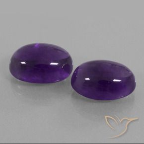 13.81 ct natürliche Mittelviolett Amethyst-Edelsteine, Oval, Transparent