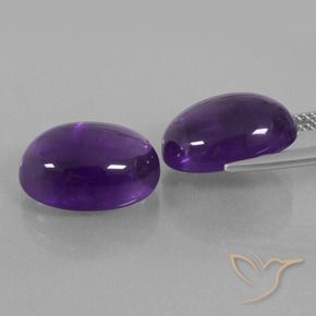 13.81 ct natürliche Mittelviolett Amethyst-Edelsteine, Oval, Transparent