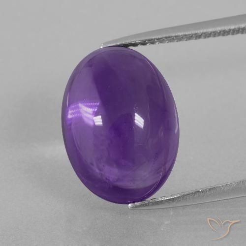 9,17 ctw natürlicher Mittelviolett Amethyst, Oval Schliff, Transparent